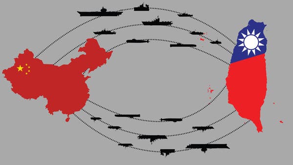 الصين ترسل 39 طائرة و 3 سفن حربية إلى تايوان ، وتايبيه تتحرك