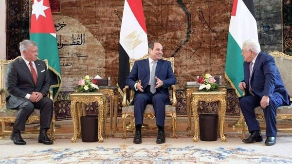 لبحث جهود السلام .. قمة مصرية اردنية فلسطينية في القاهرة