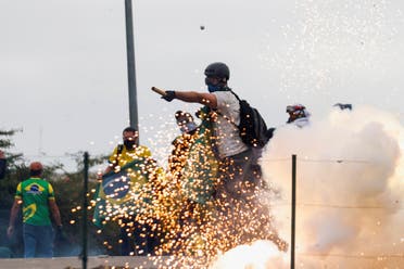 من أعمال الشغب الأسبوع الماضي في برازيليا