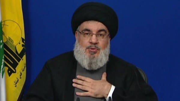زعيم ميليشيا حزب الله يدعو دول الخليج إلى دعم مالي