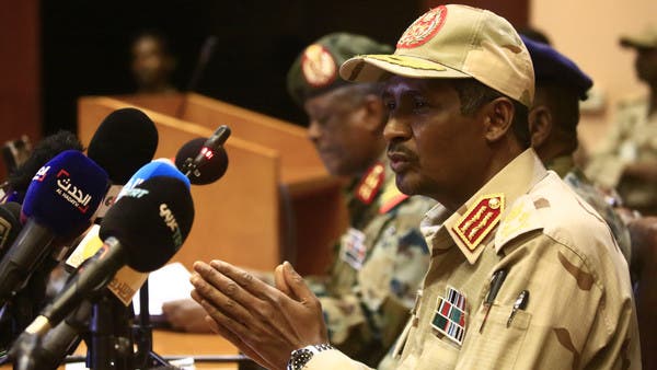 حميدتي: ملتزمون بالتوصل إلى اتفاق سياسي نهائي في السودان