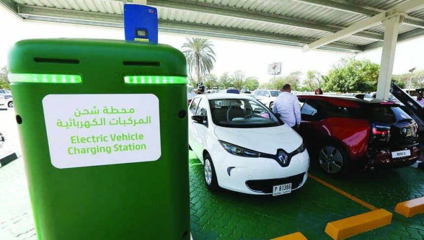 محطات شحن السيارات الكهربائية في السعودية
