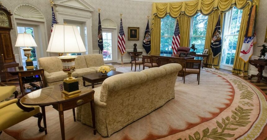 عدد غرف البيت الأبيض