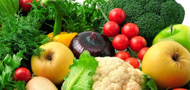 فوائد الفواكه والخضروات للجسم