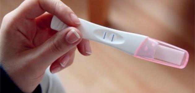 ظهور خط خفيف في اختبار الحمل بعد ربع ساعه