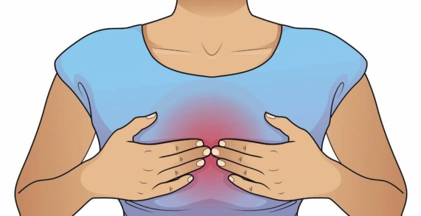 كيف يكون ألم الثدي في بداية الحمل؟