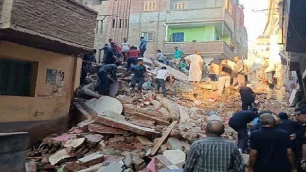 مصرع وإصابة 13 شخصا بينهم رضيع بانهيار منزل بقنا جنوب مصر